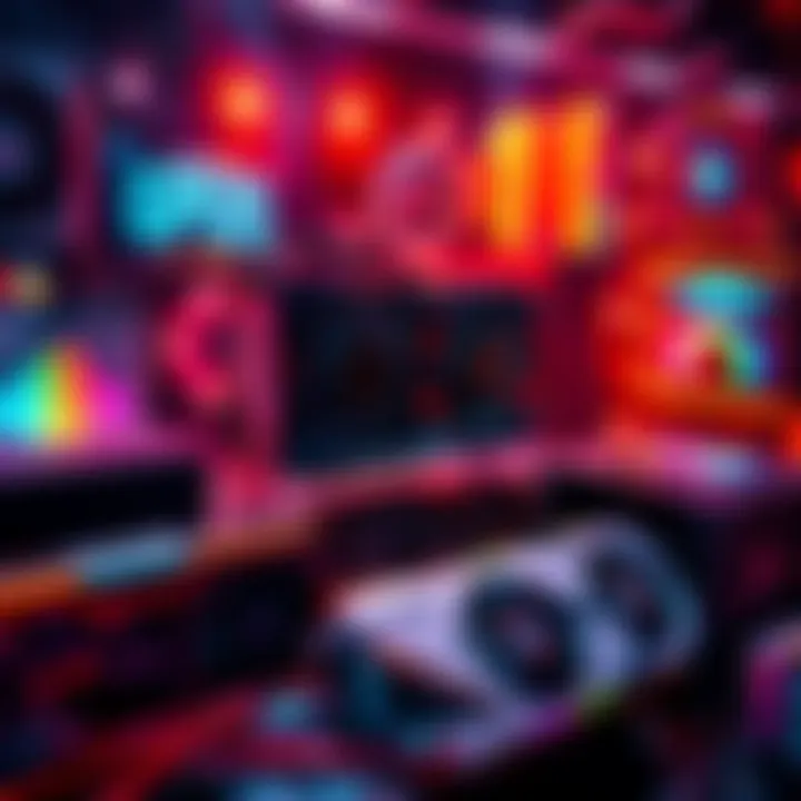 A display of top graphics cards and power supplies for 2026 upgrades