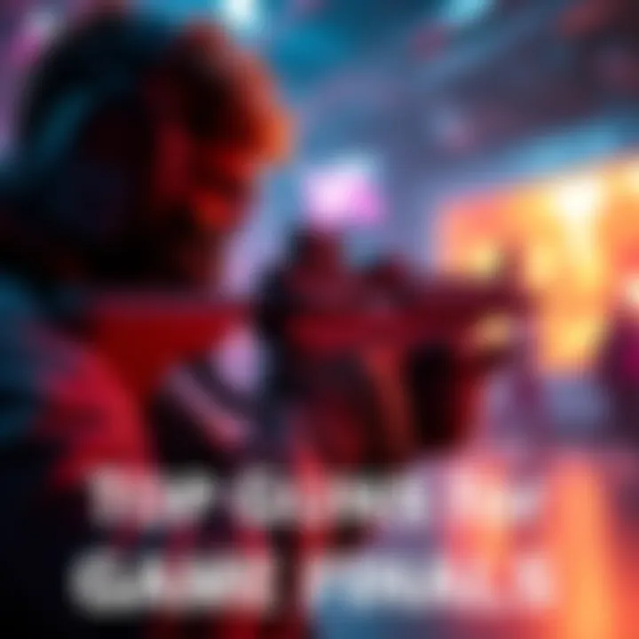 Best guns for game finals A player aiming with a top gaming gun in a competitive game setting