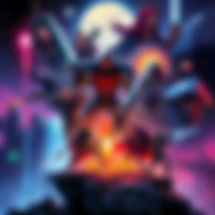 Illustration of various Metroidvania game characters and scenes, showcasing gameplay from Castlevania titles and others in the genre.