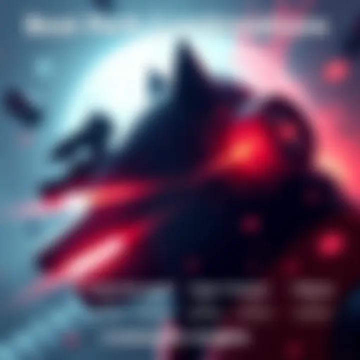 A visual representation of popular perk combinations for Ergo Sum, featuring Wolfpack rounds and caster frames. The image highlights community favorites and ineffective pairings.