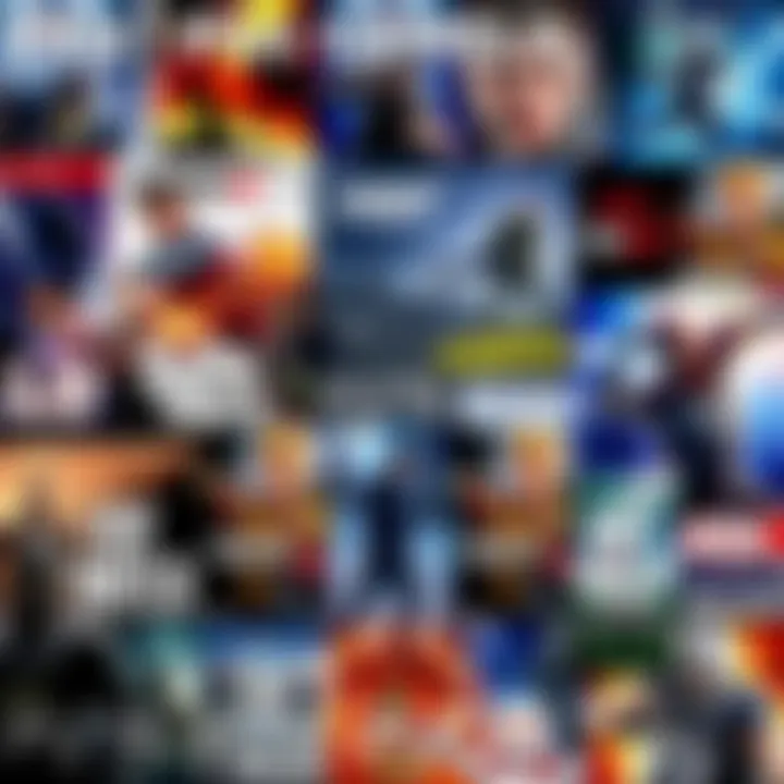 A collage of popular PS5 game covers from 2025 including action, adventure, and sports titles