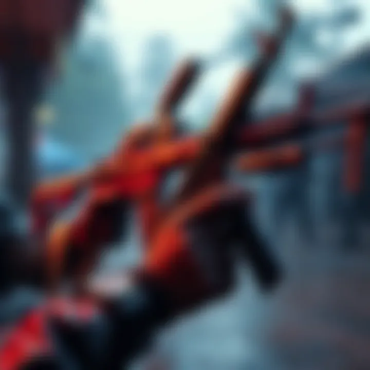 A player holding a Mini 14, SKS, and MK 14 rifles in a game setting