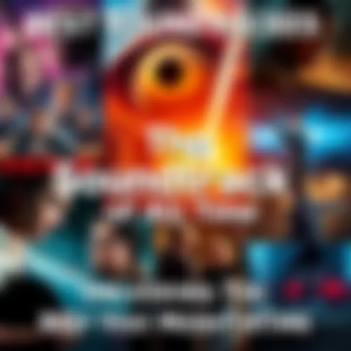 A collage featuring iconic scenes from films and games with their memorable soundtracks playing in the background