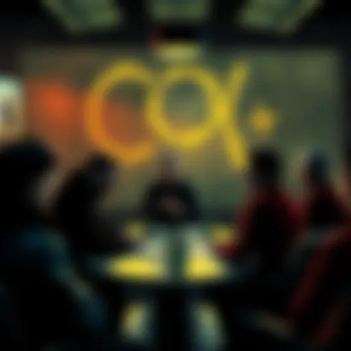 Group of Bethesda developers discussing concerns over layoffs and the future of Fallout and Elder Scrolls games