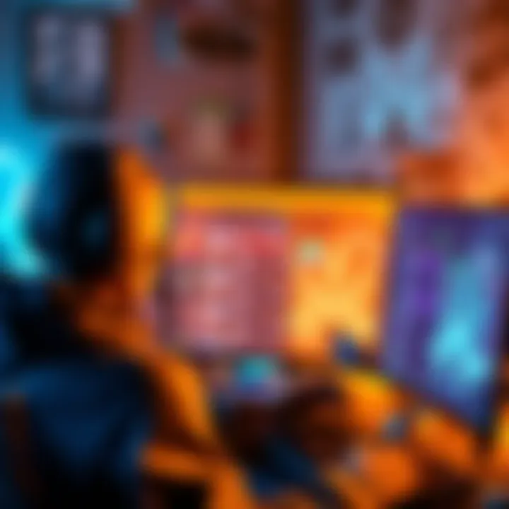 A gamer using Better-Xcloud with customizable settings visible on the screen, showcasing improved game performance