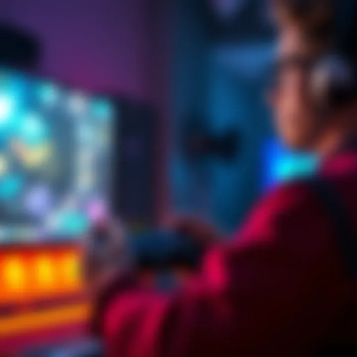 A player experiencing Better Xcloud performance issues with a controller in hand, looking frustrated at the screen