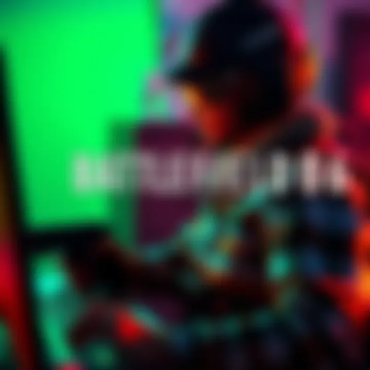 A character playing Battlefield 6 on a high-end gaming setup with maxed graphics settings, showing vibrant visuals and detailed effects.