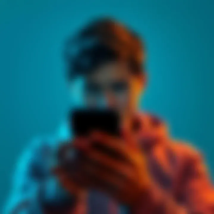A person looking at a smartphone with a frustrated expression while trying to resolve a Parent Verification error in BGMI