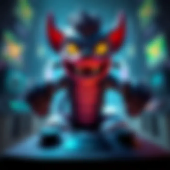 Fan-made artwork showcasing a redesigned character from Big Willy Unleashed, featuring traditional game controls in a vibrant gaming environment.