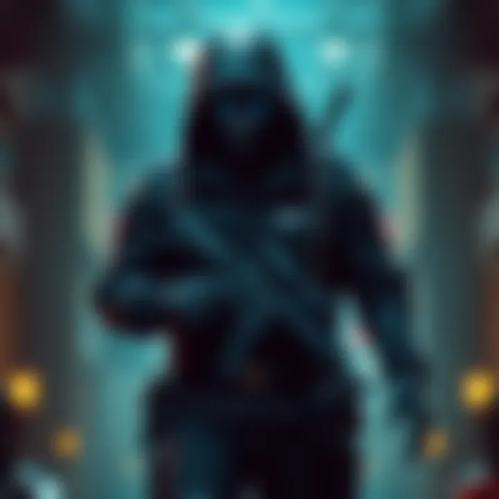 Big Boss wearing a tactical sneaking suit in a stealth environment, showcasing its design and material.