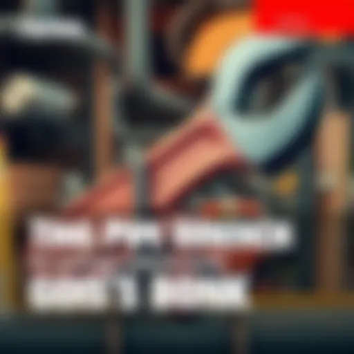 A strong Big Pipe Wrench being used to tighten a large pipe, showcasing its power and efficiency.