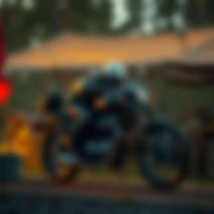 A player upgrading a motorcycle at Copeland's encampment in Days Gone