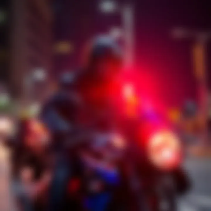 A biker appears unexpectedly during Cinna and Jason's live stream, surprising viewers with excitement.