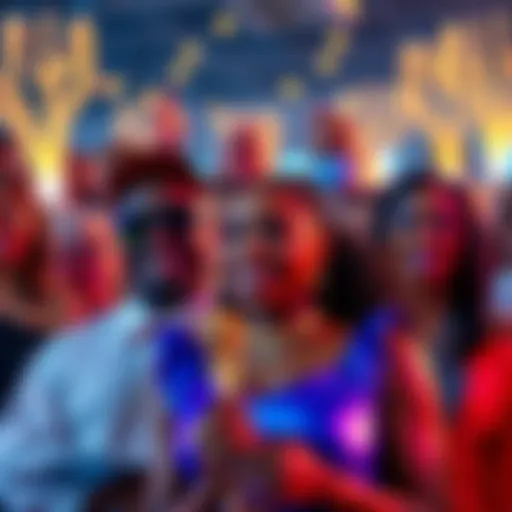 Group of successful individuals celebrating their achievements in wealth, including Serena Williams