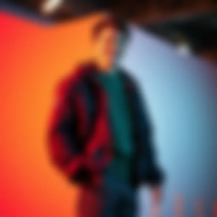 Billy Bates stands in a casual pose, smiling at the camera, showcasing his style and personality.