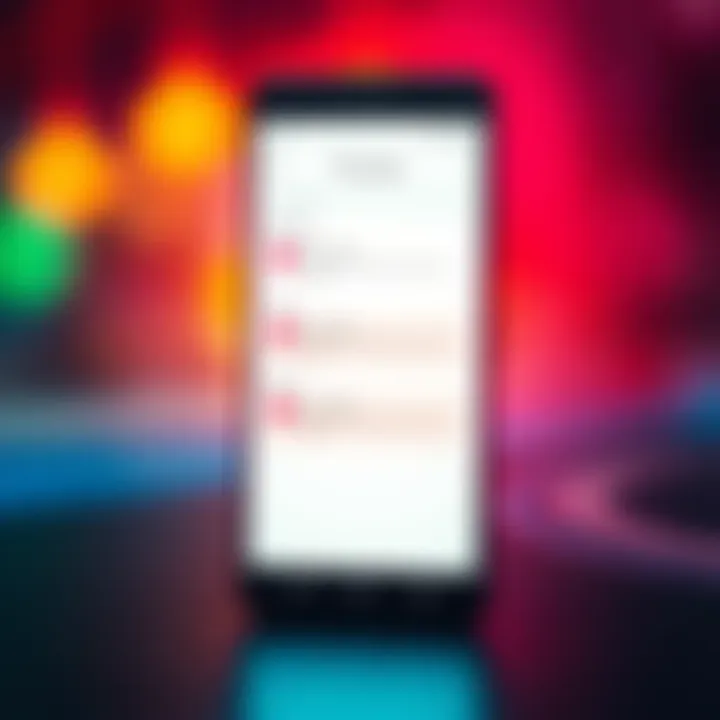 A smartphone displaying the Bing app with error messages where tasks should appear, highlighting user frustration