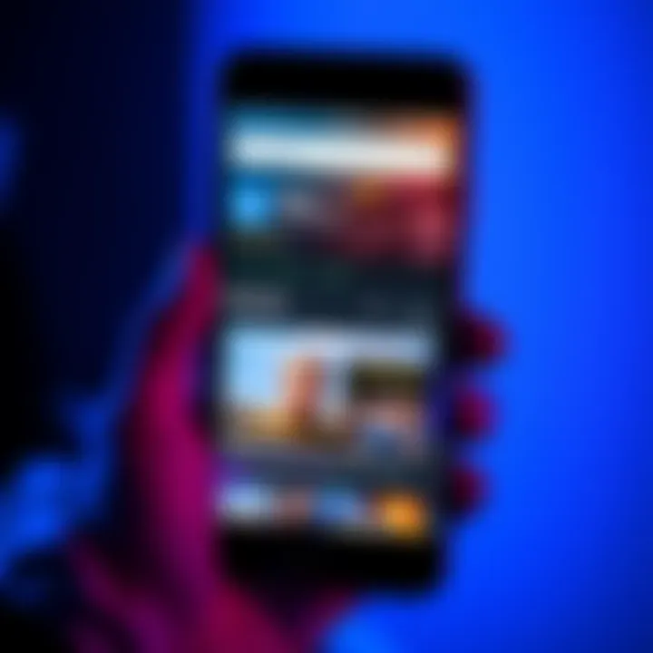 Bing app rewards issue A smartphone screen showing the Bing app with a missing rewards section after an update