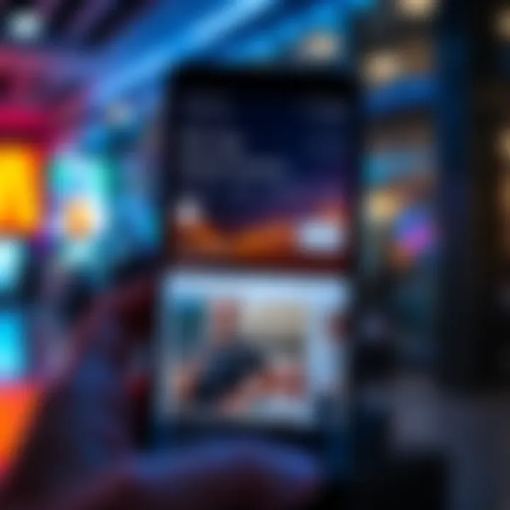 A screenshot of the Bing app showing the rewards section with featured items and check-in options.
