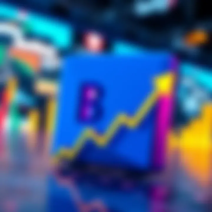 A Bing logo with a graph showing a decline, representing loss of daily check-ins and search rewards.