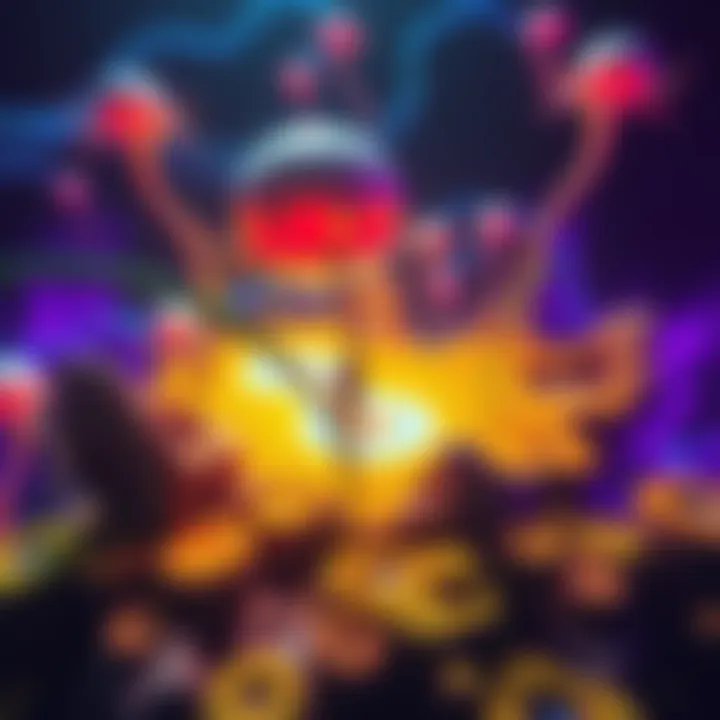 A player setting up biopods on Lery's map to enhance gameplay strategies