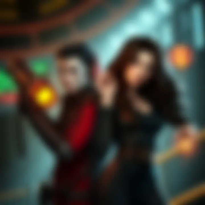 Bioshock 2 Fanart of Delta and Eleanor Fanart depicting Delta and Eleanor from Bioshock 2, inspired by Fantastic 4 art style