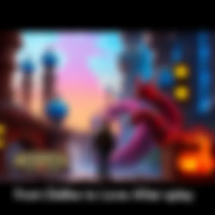 The main character from BioShock 2 Remastered exploring a vibrant underwater city filled with unique architecture and creatures