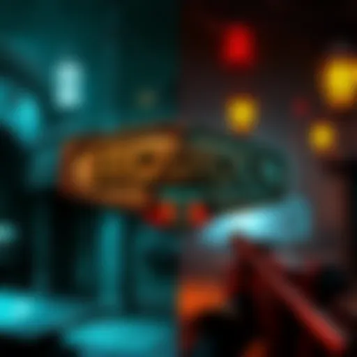 A screenshot comparing graphics and gameplay between BioShock originals and remakes