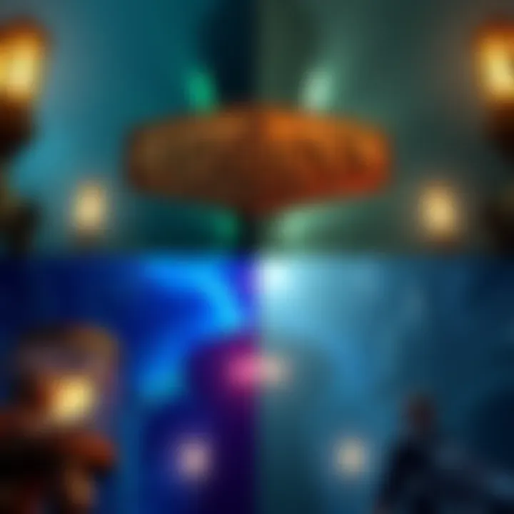 A split-screen showing gameplay from both the original and remastered versions of Bioshock on PC, highlighting visual differences and settings adjustments.