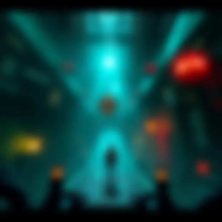 A character from Bioshock in a dimly lit underwater city, surrounded by elements reflecting immersive gameplay design.