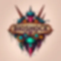 A colorful tattoo design inspired by the Bioshock video game series, showcasing iconic elements from the game.