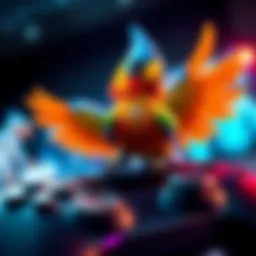 A colorful bird character with vibrant feathers, representing the characters PC gamers want back, perched on a gaming controller
