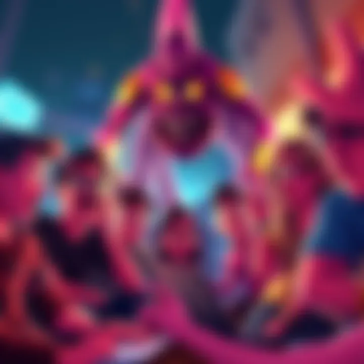 People discussing a strange spawn event online with animated expressions