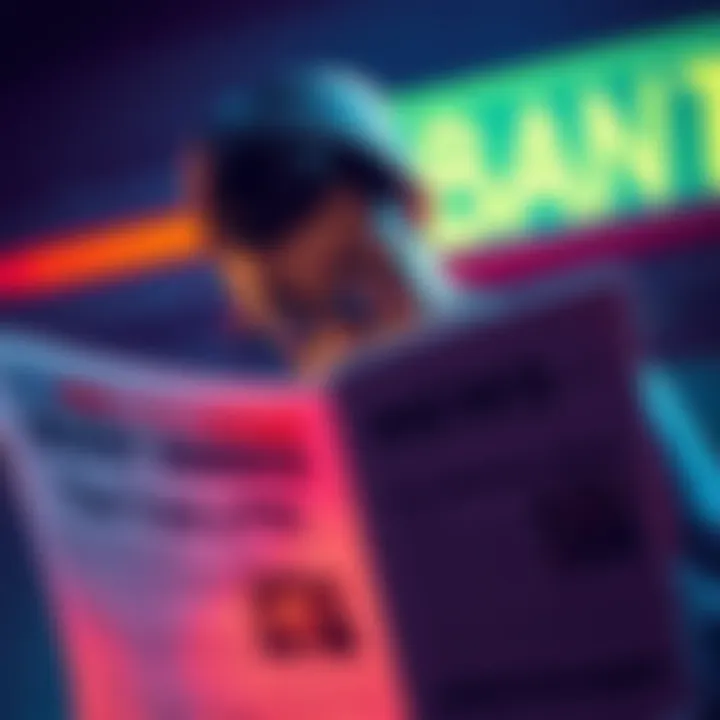 A person looking worried while reading news about a ban, symbolizing allegations of abuse.