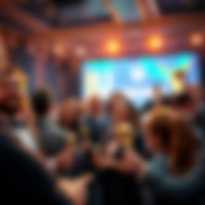 A group of people at the BJ Awards ceremony, smiling and holding trophies, celebrating achievements in the industry.