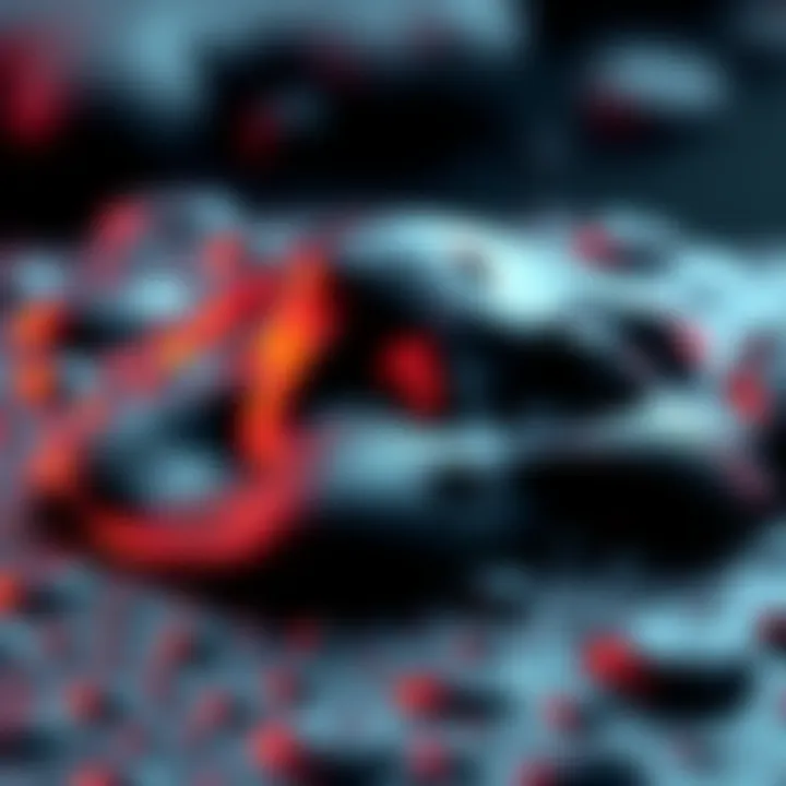 Black Goo on Cryo A close-up view of the mysterious black goo on the surface of Cryo, showing its dark texture and glistening appearance.