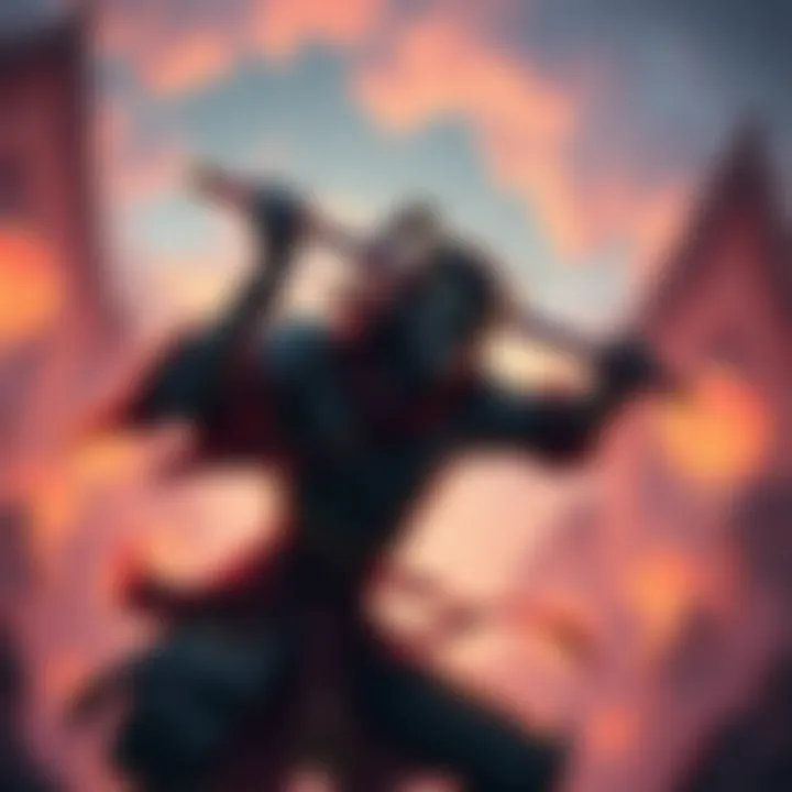 A vibrant scene from Black Myth Wukong showcasing the main character in an action pose with lush backgrounds.
