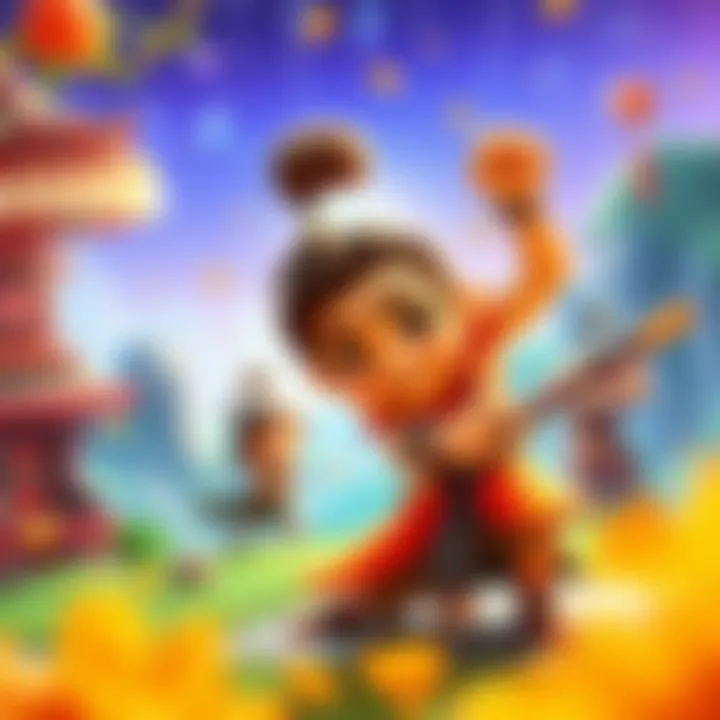 A vibrant and colorful animation moment from Black Myth Wukong showcasing its delightful characters and enchanting visuals.