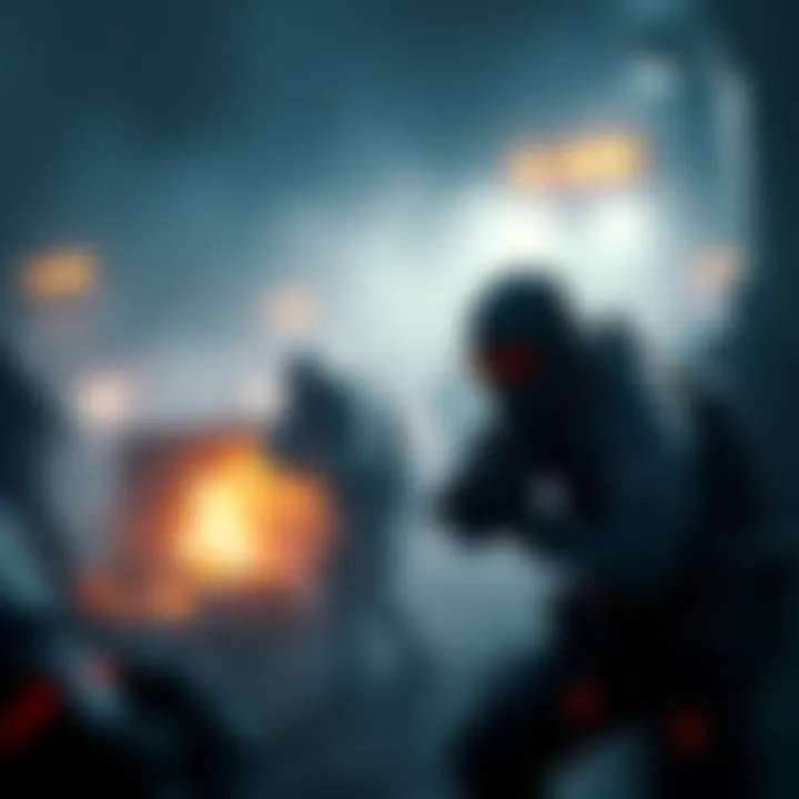 A scene from the Black Ops 7 beta showing players in action with reduced skill matchmaking