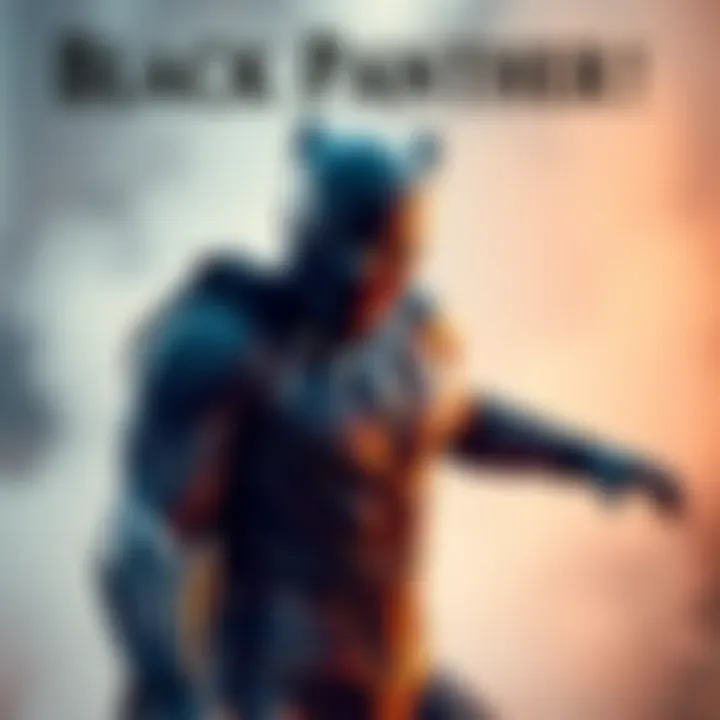 Black Panther Cosplay A person dressed as Black Panther showcasing an intricate costume with a strong pose.