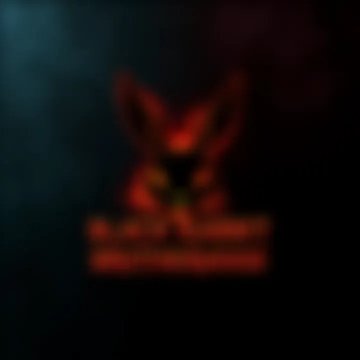 The logo of the Black Rabbit Brotherhood displayed on a dark background, symbolizing the end of their journey after 27 days of showcasing skills.