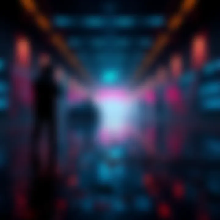 A screenshot showing the black team color in Dropshot mode, highlighting floor damage that is hard to see