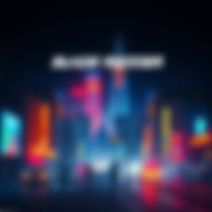 Blade Runner Movie Scene A scene from Blade Runner showing a neon-lit city skyline at night