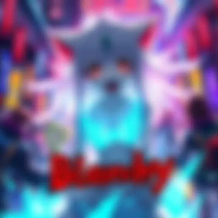 Blanchy, a character from the Reborn series, depicted in a vibrant scene showing its unique appearance and personality traits.