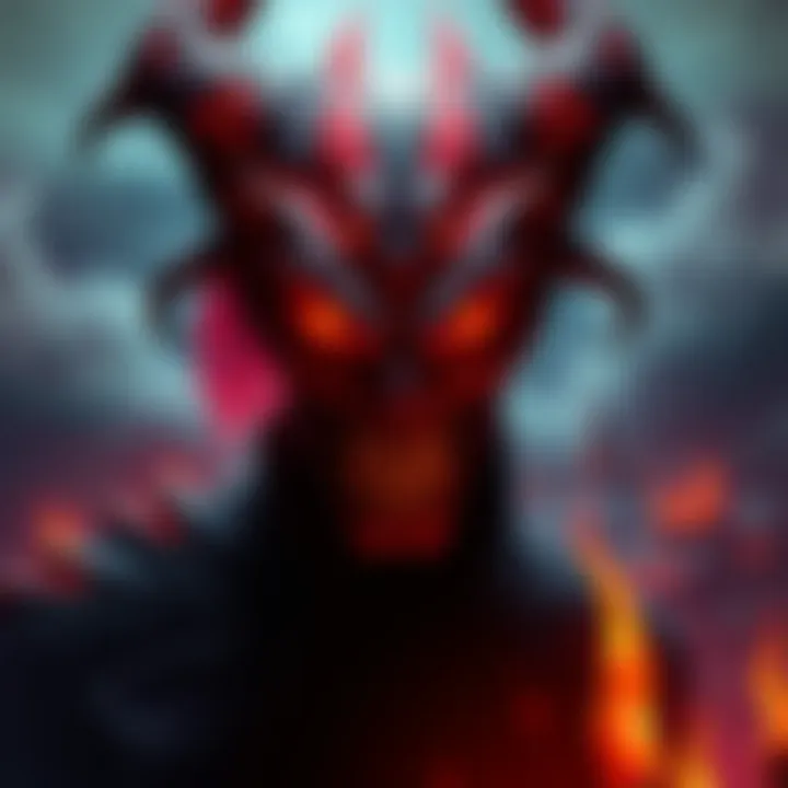 Artwork showcasing a twisted, dark character from Blasphemous with a backdrop of eerie landscapes, hinting at the game's tone.