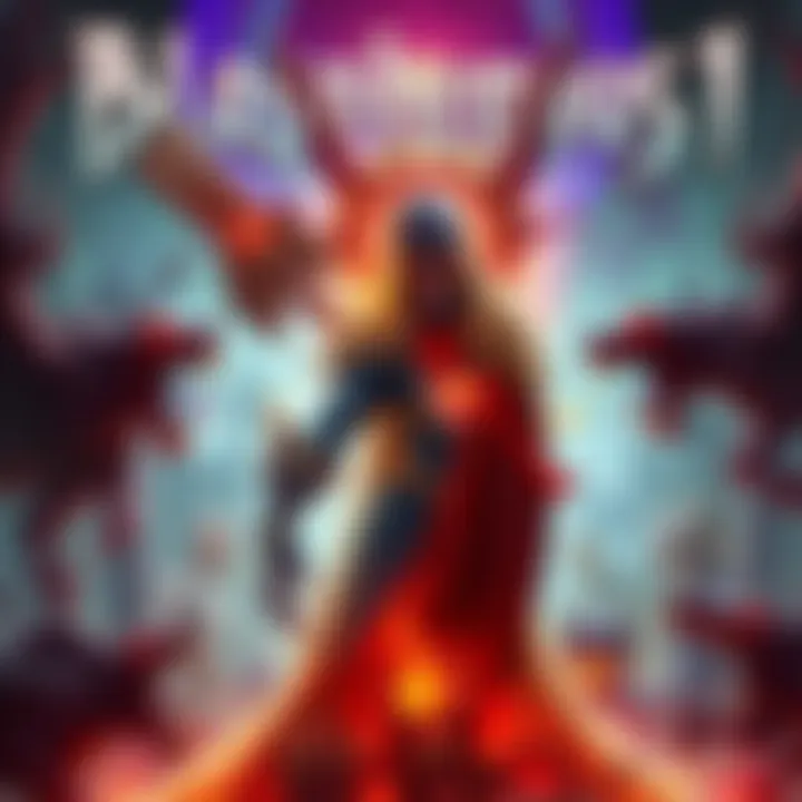 A vivid illustration showcasing the captivating character designs from Blasphemous 1 and 2 with intricate details and colors.