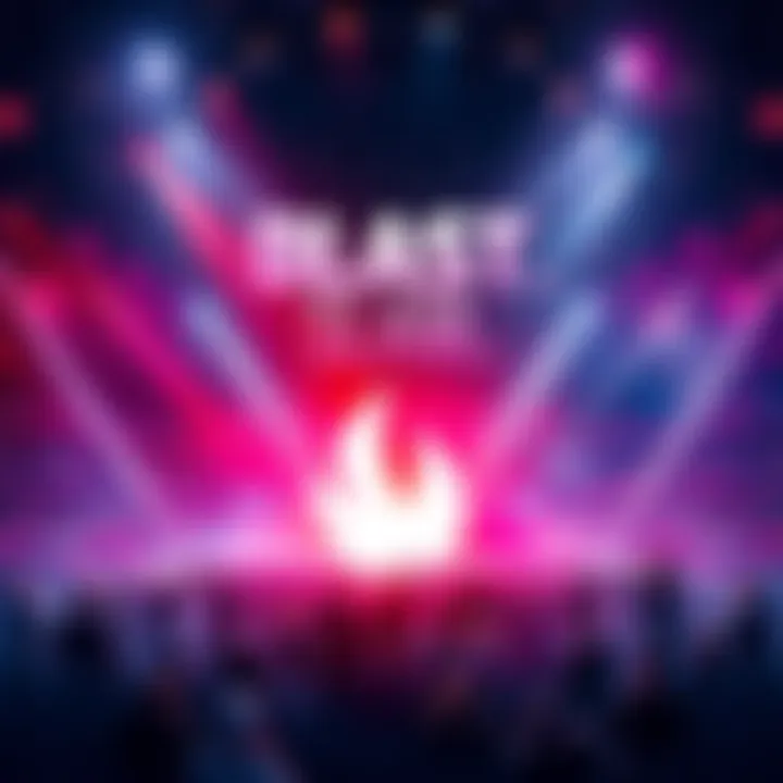 Team Falcons vs Team Liquid during the BLAST Slam VI playoffs on February 13