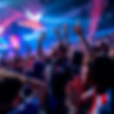 Fans cheering for Team Yandex after winning BLAST SLAM VII in Copenhagen