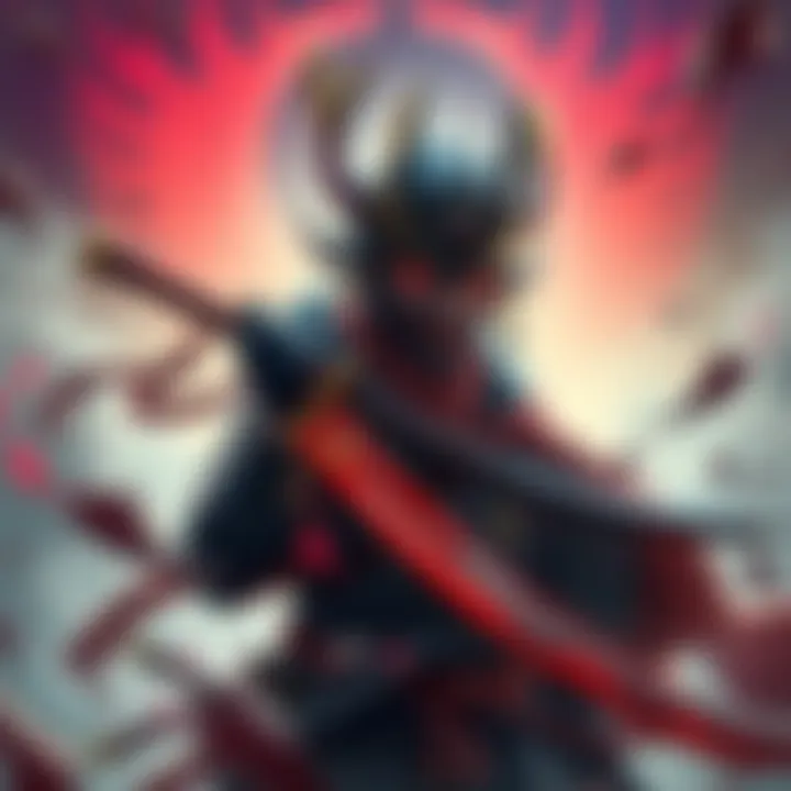Bleed Build Strategy A player showcasing a bleed build with the nagakiba uchigatana ready for battle against Mohg.
