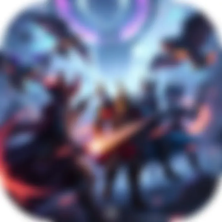 Action scene from Blitz_DotA featuring characters strategizing in a competitive match