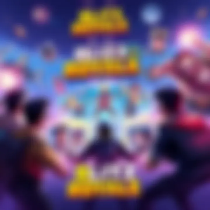 A group of players enjoying Blitz Royale, showcasing the vibrant game interface and exciting moments during play.